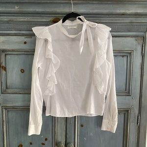 DOEN white cotton blouse size S